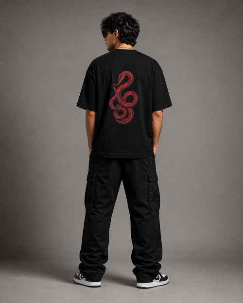 VAYRAA Essential Oversized Tee – 180 GSM Premium Basic