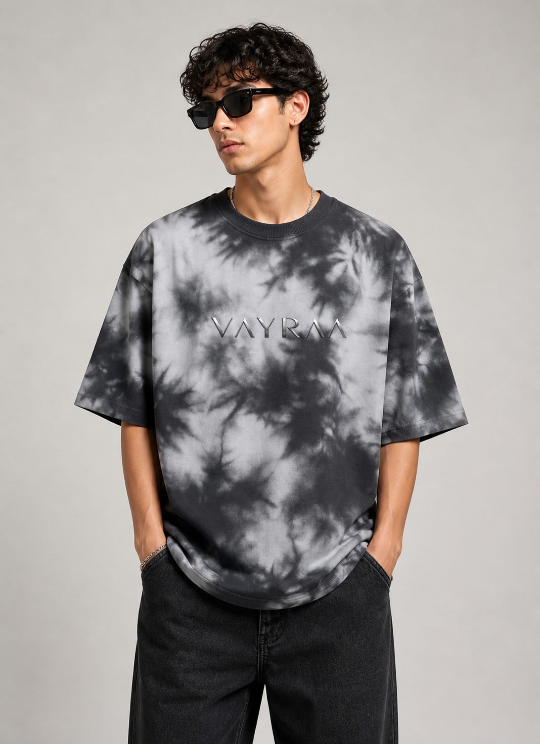 VAYRAA Tie-Dye Oversized Tee – 260 GSM Premium Streetwear
